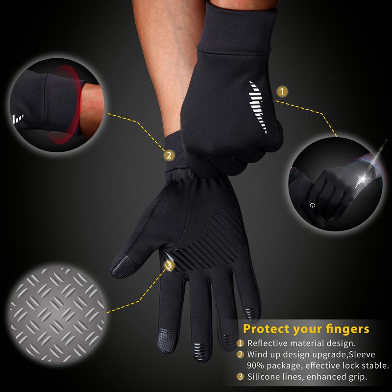 Winter Gloves for Men & Women – Thermal, Touchscreen, Full Finger